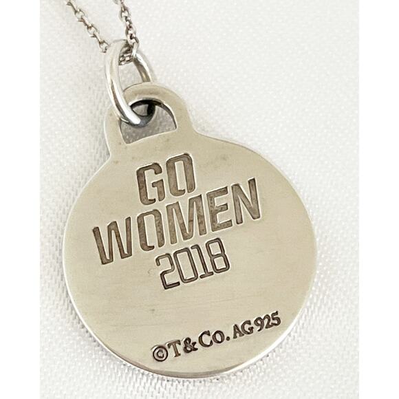 Tiffany & Co. Jewelry - TIFFANY & Co Necklace Pendant 925 Floral Go Women 2018 Limited Edition Stamped